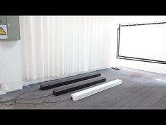 Ultra-Quiet Electric Floor-Rising Tensioned Projector Screen with CBSP Material