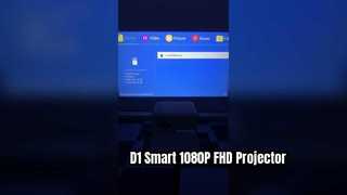 D1 Android Projector FHD 1080P Auto Focus Smart
