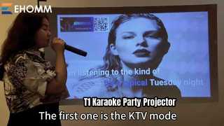 Karaoke Projector Smart Home Theater 1080P Android